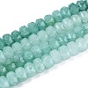 Imitation Jade Crackle Glass Beads Strands X-GLAA-N068-01A-A03-1