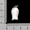 Natural White Shell & Crystal Rhinestone Pendants SH-CBAC52B-01E-3