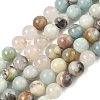 Natural Flower Amazonite Beads Strands G-F415-10mm-2