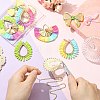 10Pcs 5 Styles Alloy with Paper Pendants FIND-CJ0004-51-5