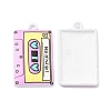 Spray Painted Alloy Pendants PALLOY-D016-06D-1