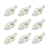 Alloy Enamel Pendants PALLOY-TAC0009-25P-B-2