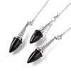 Mixed Gemstone Dowsing Pendulum Big Pendants G-A210-02P-2