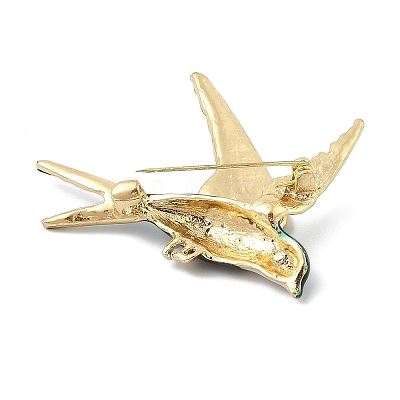 Bird Enamel Pins JEWB-S034-05G-C-1