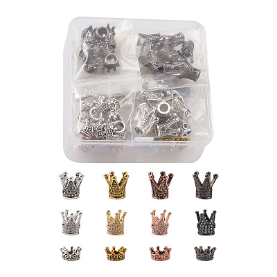 Brass Micro Pave Cubic Zirconia Beads ZIRC-TA0001-07-1