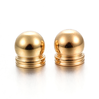 304 Stainless Steel Cord End Caps STAS-P223-20G-02-1