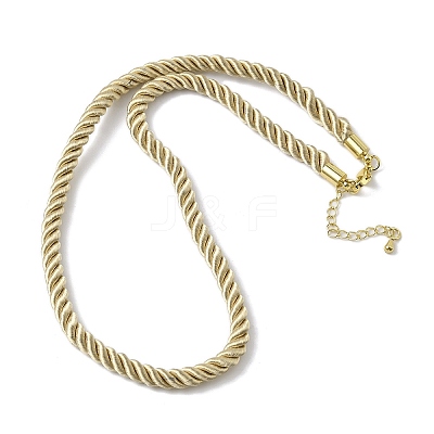 5MM Nylon Twisted Cord Necklace Making FIND-G096-01G-1
