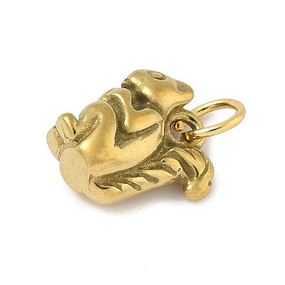 304 Stainless Steel Charms LS-STAS-P391-01D-G-1