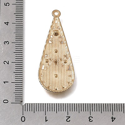 Alloy Enamel Pendants FIND-C097-08A-G-1