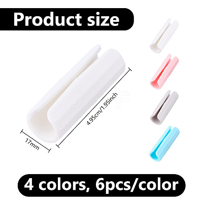 24Pcs 4 Colors ABS Plastic Mattress Sheet Fixing Clip FIND-DC0008-69-1