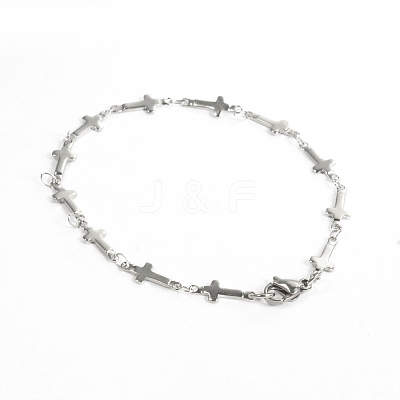 Tarnish Resistant 304 Stainless Steel Bracelets X-BJEW-D418-03-1