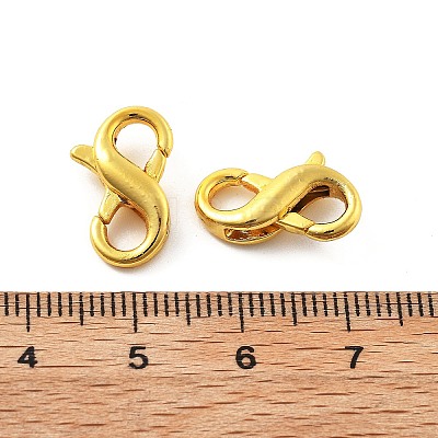 Brass Lobster Claw Clasps KK-R216-18D-G-1