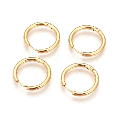 304 Stainless Steel Hoop Earrings EJEW-P177-G-26-1