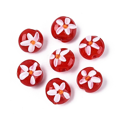 Handmade Lampwork Beads LAMP-Q039-09E-1