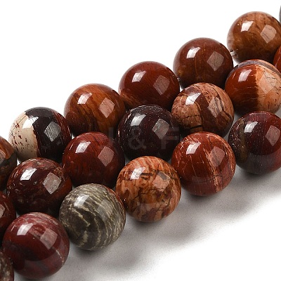 Natural Red Snakeskin Jasper Beads Strands G-H298-A02-05-1