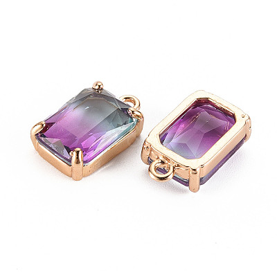 Gradient Color Glass Pendants X-GLAA-S193-008-A08-1