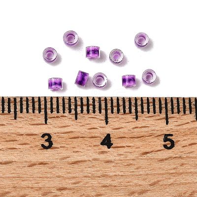 Cylinder Glass Seed Beads GLAA-NH0005-01O-1