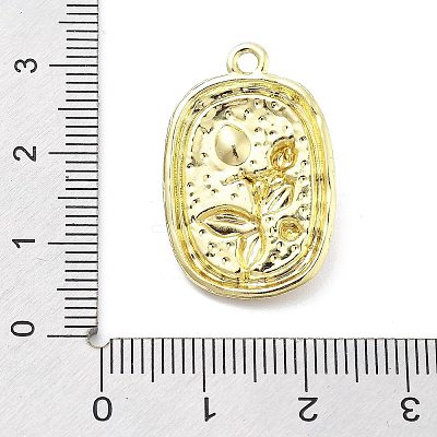 Alloy Enamel Pendants ENAM-R001-02G-02-1