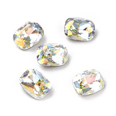 Light AB Style K9 Glass Cabochons RGLA-J038-A-011LA-1