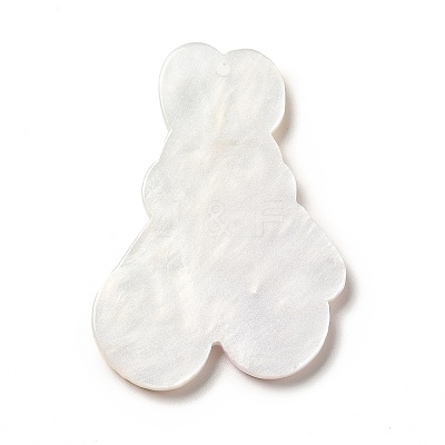 Printed Opaque Acrylic Pendants SACR-G031-01B-1