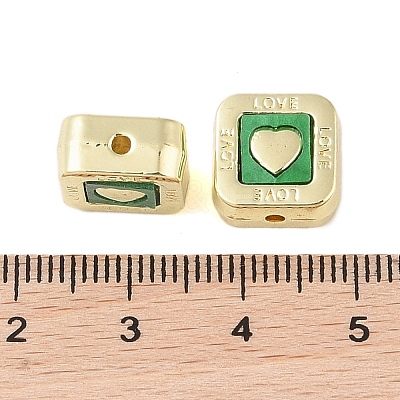 Rack Plating Alloy with Acrylic Beads FIND-B037-01G-02-1