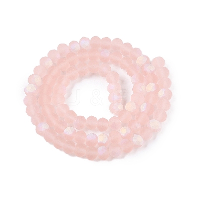 Transparent Glass Beads Strands X-EGLA-A044-T6mm-MB22-1