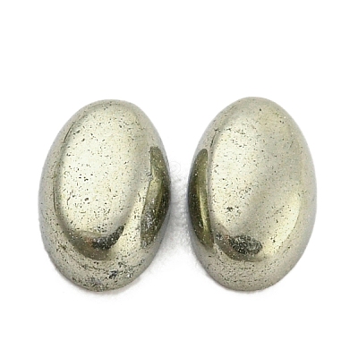 Natural Pyrite Cabochons G-G013-02F-1