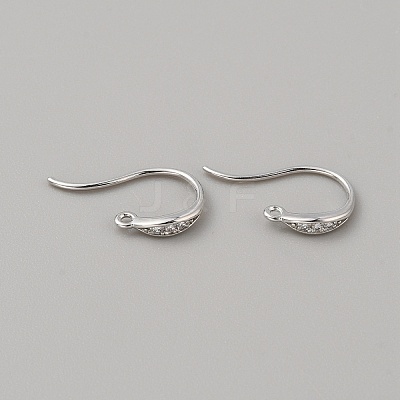Brass Earring Hooks KK-WH0001-19P-1