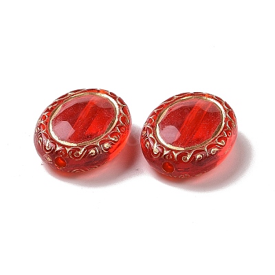 Transparent Acrylic Beads X-OACR-E015-15-1