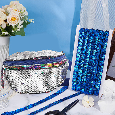 13M Polyester Paillette Elastic Beads OCOR-WH0079-169A-1