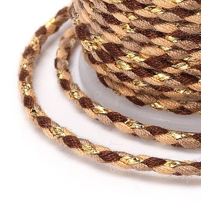 4-Ply Polycotton Cord with Metallic Thread X1-OCOR-Z003-D39-1