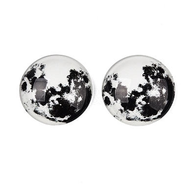 Fluorescent Glass Cabochons GGLA-T004-12A-1