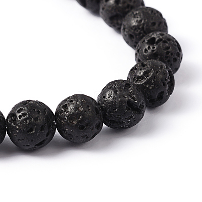 Natural Lava Rock Beads Strands X-g434-9-1