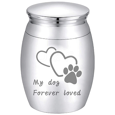 Stainless Steel Cremation Urn AJEW-CN0001-91A-1