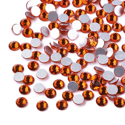 Glass Rhinestone Flat Back Cabochons RGLA-S002-04SS-27-1