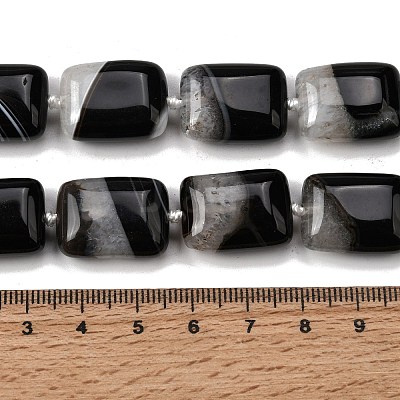 Natural Agate Beads Strands G-F820-Q01-01F-1