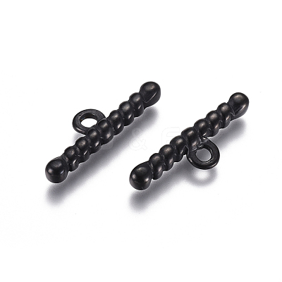 304 Stainless Steel Toggle Clasps Parts Ion Plating(IP) STAS-F241-07-B-1