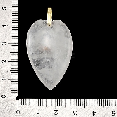 Natural Quartz Crystal Pendants G-G470-03G-10-1