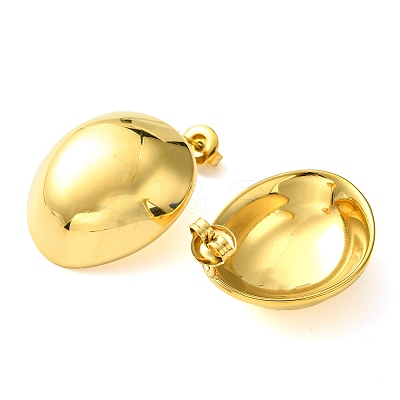 Ion Plating(IP) 304 Stainless Steel Stud Earrings EJEW-Z038-02G-1