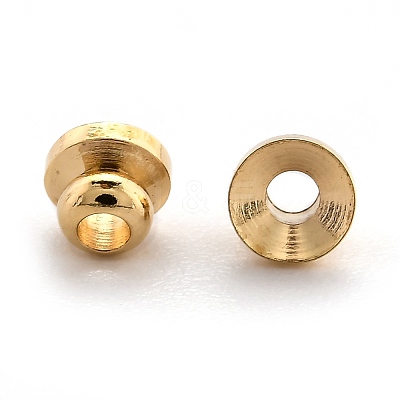 Brass Beads Caps KK-H759-35A-G-1