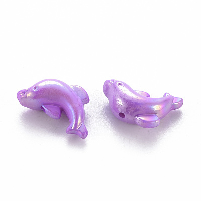 Opaque Acrylic Beads TACR-S153-34I-1