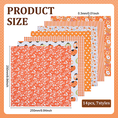 Cotton Fabric DIY-WH0504-869A-1