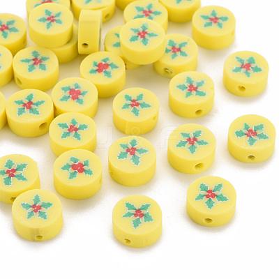 Handmade Polymer Clay Beads X-CLAY-N011-003-1