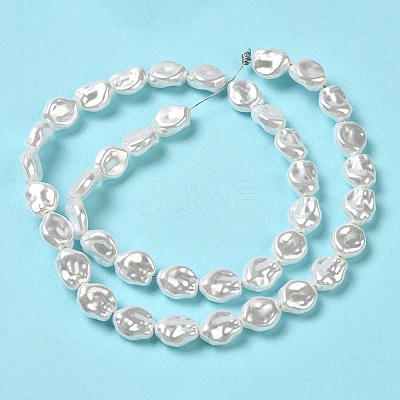 ABS Plastic Imitation Pearl Beads Strands KY-F021-02-1-1