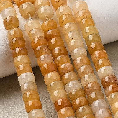 Natural Topaz Jade Beads Strands GG-CBA792A-G01-4x7mm-1