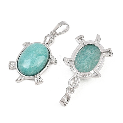 Natural Amazonite Pendants G-A315-03D-P-1