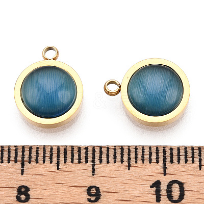304 Stainless Steel Pendants STAS-T064-14G-1
