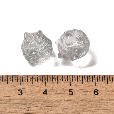 Transparent Glass Beads GLAA-D025-05B-1
