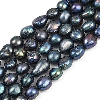 Natural Cultured Freshwater Pearl Beads Strands PEAR-P064-20K-05D-1