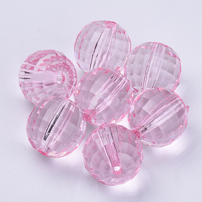 Transparent Acrylic Beads X-TACR-Q254-8mm-V03-1